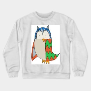Folk style bird Crewneck Sweatshirt